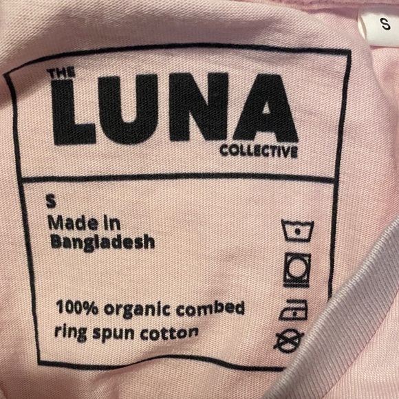 Pre-Owned The LUNA Colletive Women’s Size S Graphic Tee - “Never too late … be” - Picture 6 of 7